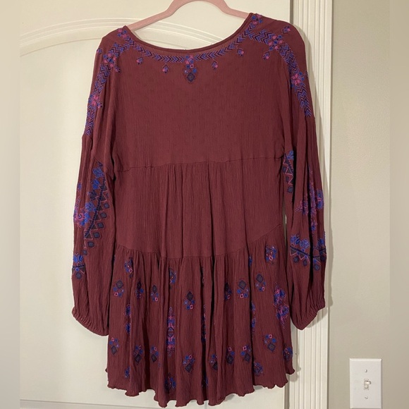Free People Arianna Tunic in Plum - Picture 5 of 8